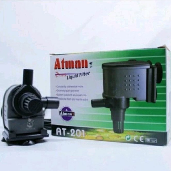 ATMAN 201 MESIN POMPA AIR AQUARIUM AT201 MESIN SIRKULASI MESIN FILTER AQUARIUM