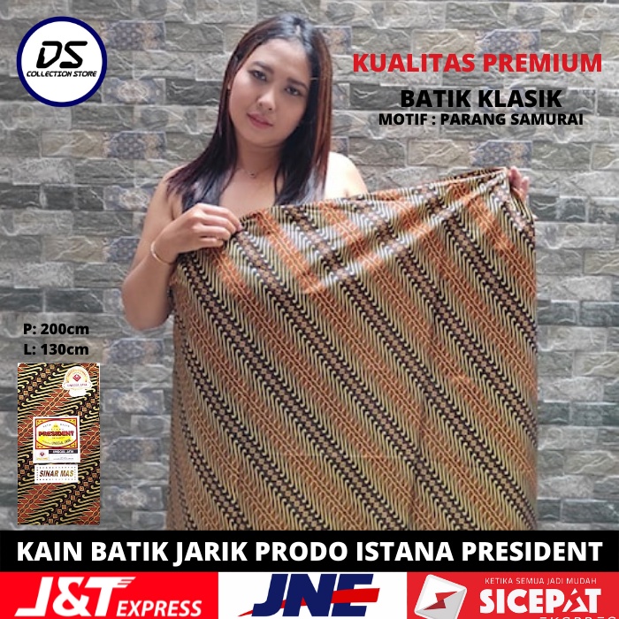 Kain Batik Jarik Prodo H. Santoso Istana Presiden Motif Paarang samuray