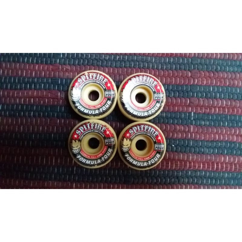 Skateboard Wheels Spitfire F4 full conical second bekas