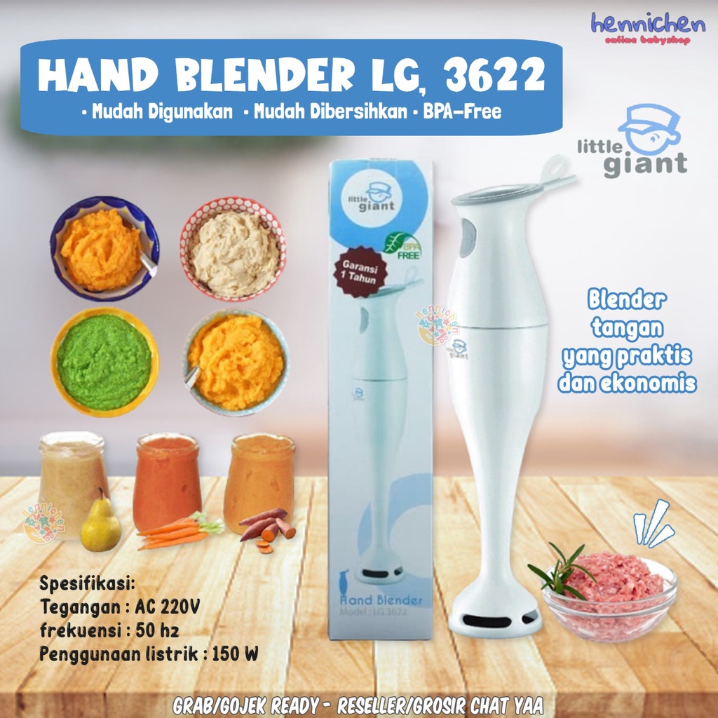 Little Giant Hand Blender LG.3622 / Blender Tangan MPASI garansi 2 tahun