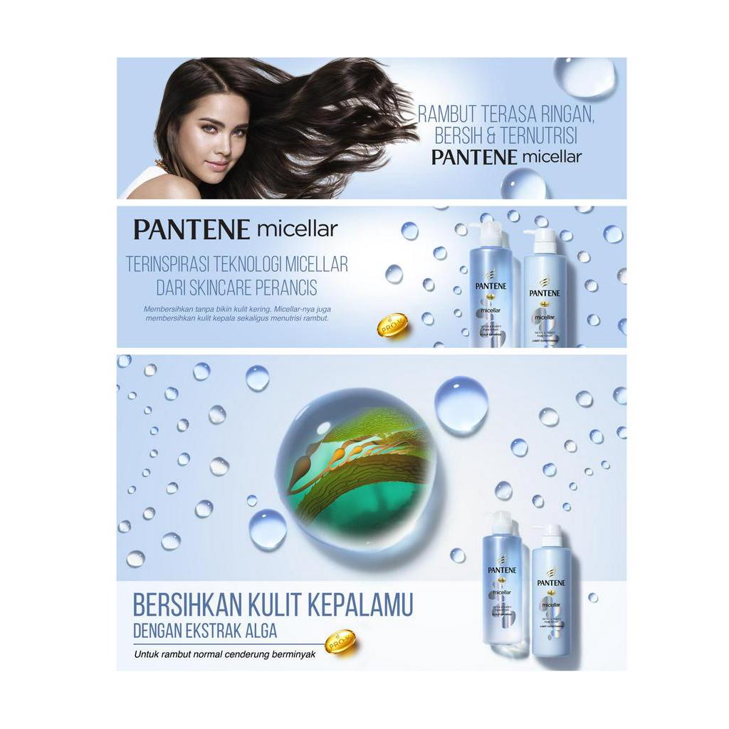 Pantene Conditioner Micellar Detox and Purify 300 ml x2