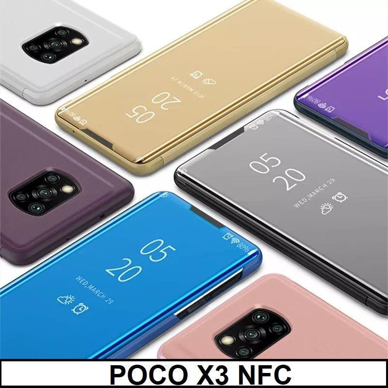 XIAOMI REDMI 10 / Redmi NOTE 10 5G / POCO M3 PRO 5G POCO M3 X3 NFC X3 PRO MI 11 LITE FLIP MIRROR COVER CASE