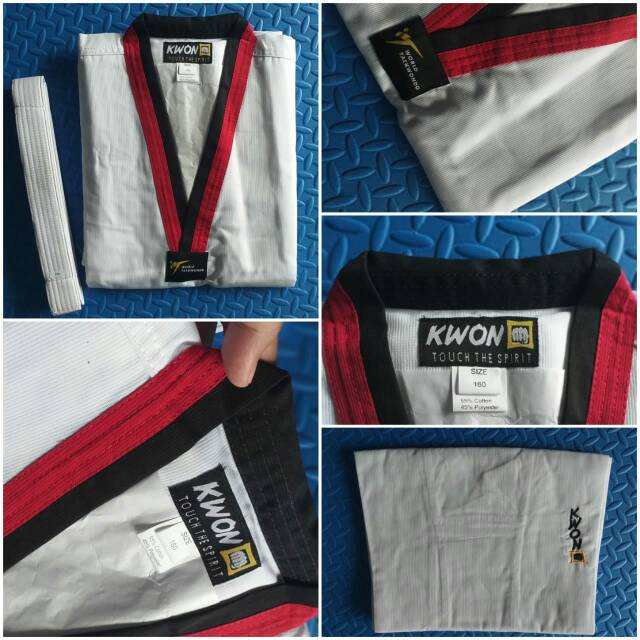 Kwon Dobok / baju taekwondo kerah poom