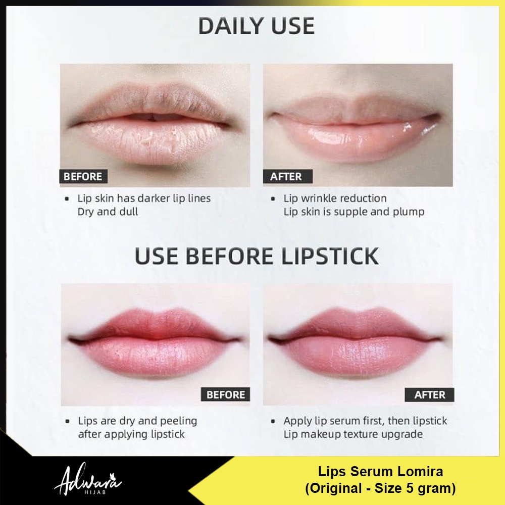 ORIGINAL!! Color Lip Serum Lomira / Serum Pelembab Kulit Bibir