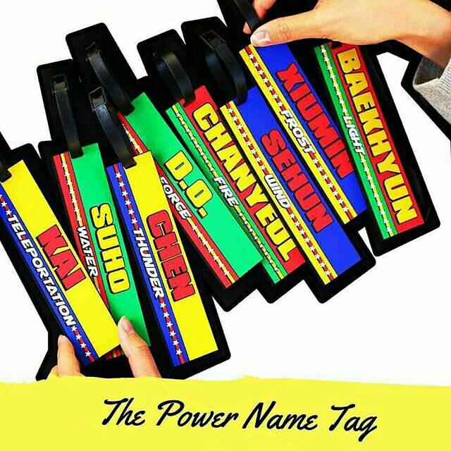 

EXO Power Name Tag