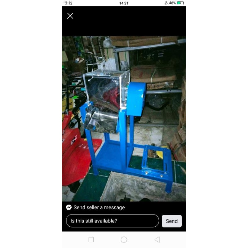 MESIN PARUT KELAPA BESAR TANPA MESIN