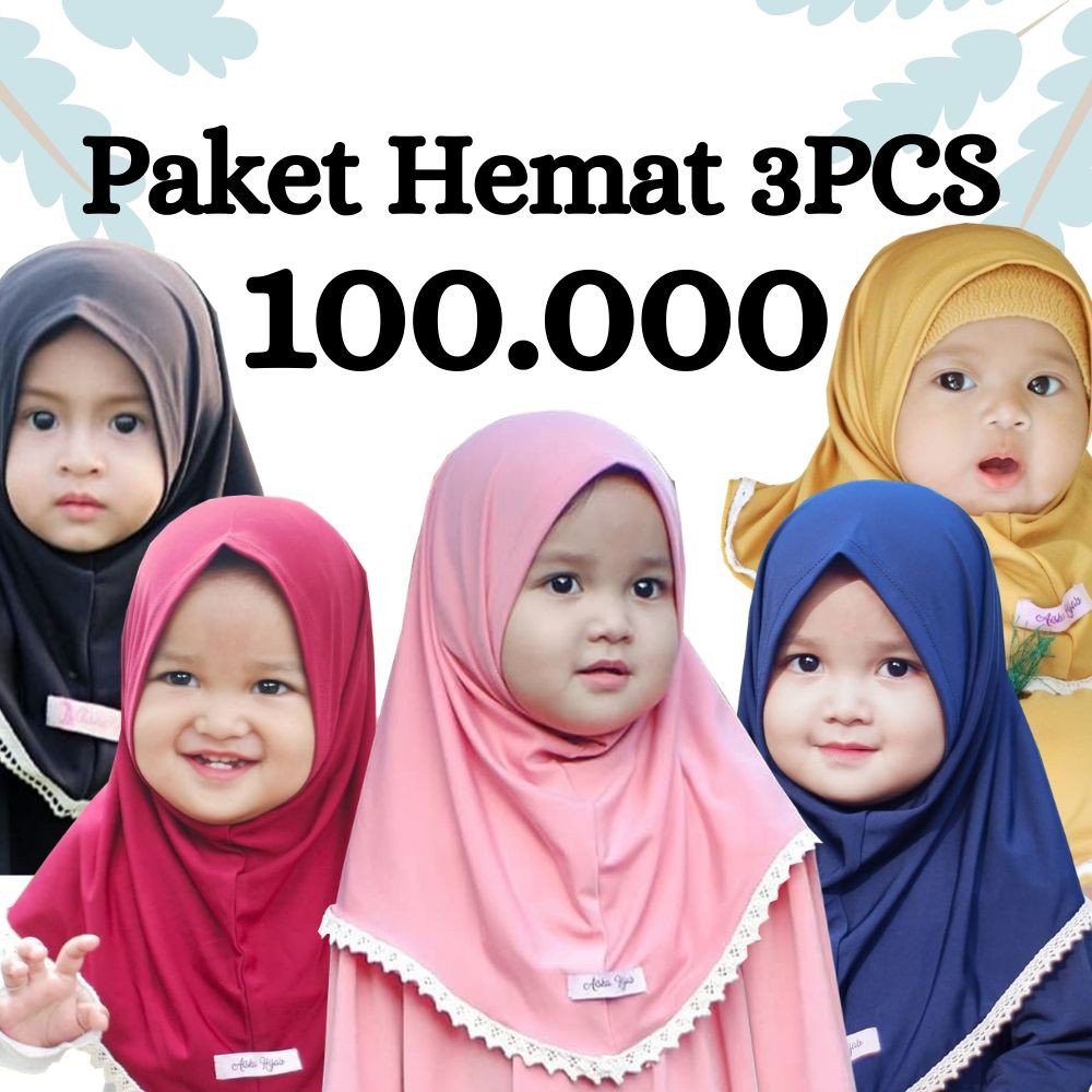 Hijab Bayi Lucu Jilbab Bayi Anak Aiska Hijab Shopee Indonesia