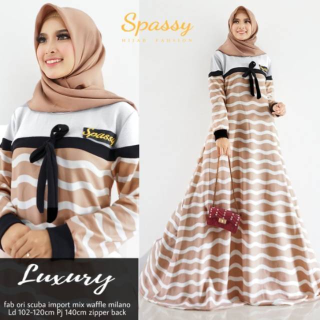 GAMIS SPASSY LUXURY MAXY~Size LD.102-120cm, Scuba IMPORT Mix Waffle MILANO Zipper Back