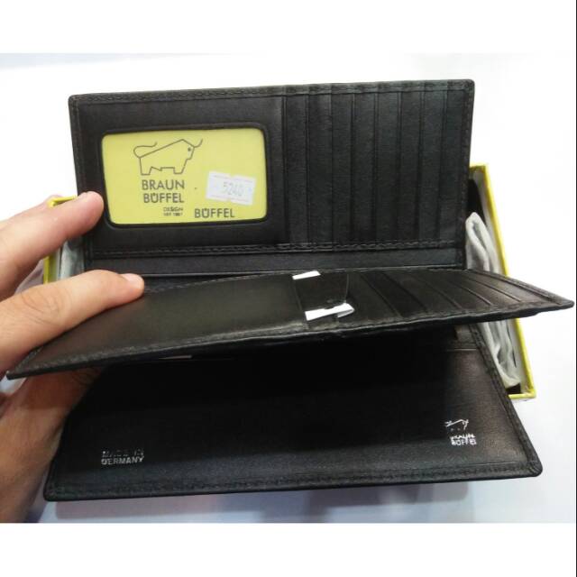 Dompet kulit asli panjang braunbuffel 5240