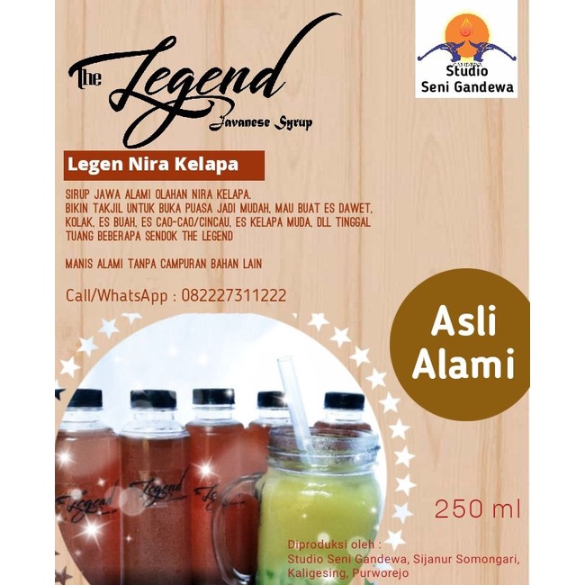 

Sirup Nira Kelapa Asli (The Legend)