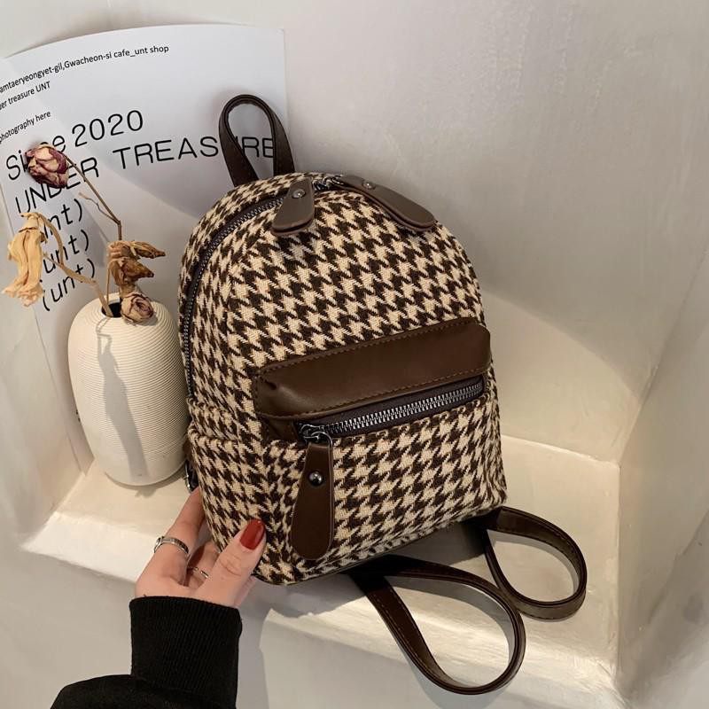 MV_Marvelouz MV806323 tas RANSEL Mini Stylish wanita import terbaru 1kg bisa 3 tas import motif kotak2