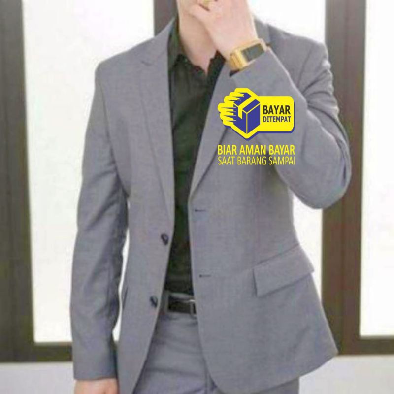 Jas Abu tua / Jas abu polos / Jas full abu / Jas pria abu