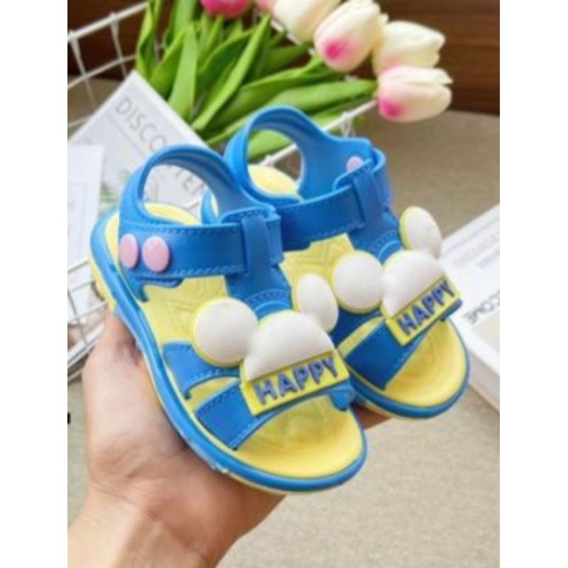 sepatu sandal anak cewek cowok karet jelly Micky Heppy .Import