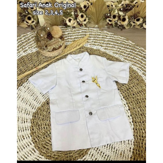 BAJU ANAK KEPURA/SAFARI BALI BAGUS MURAH