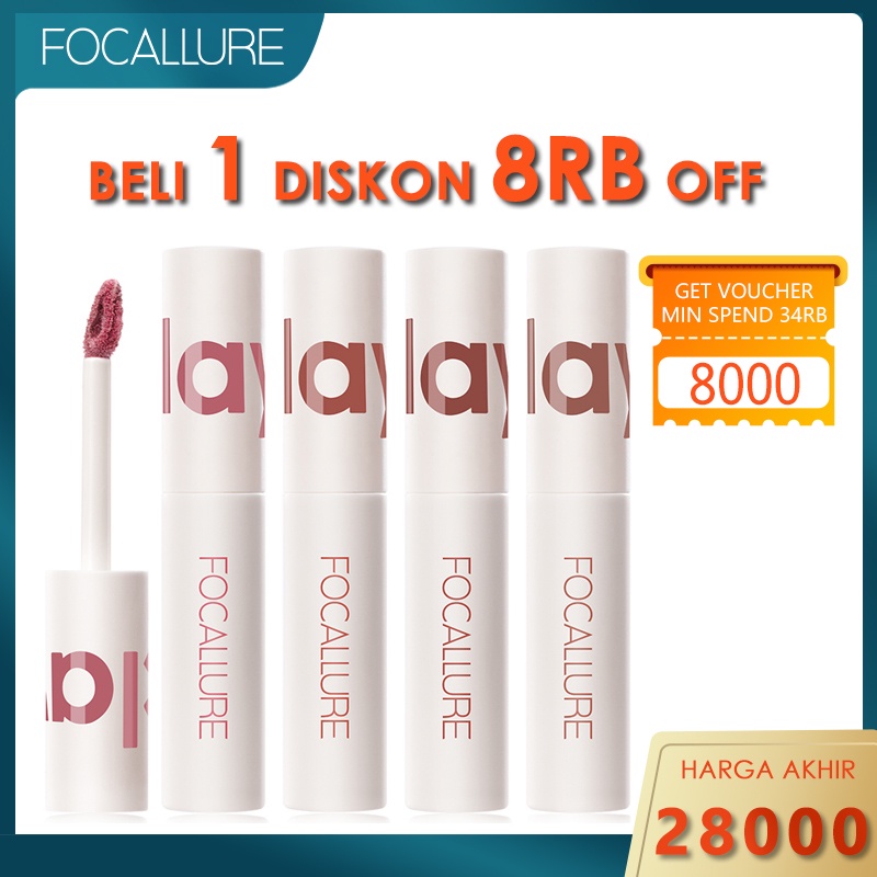 FOCALLURE Matte Lipstick waterproof Lip mist long-lasting lip cream Long Wearing Hydrating