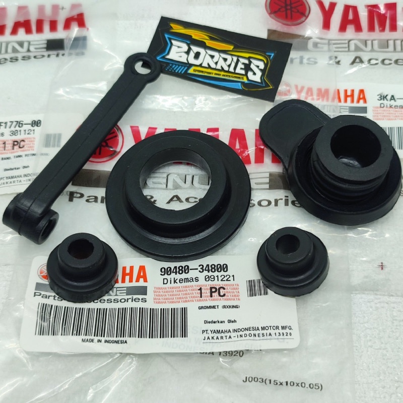 KARET BOTOL OLI SAMPING RX KING SET SPAREPART YAMAHA ORIGINAL