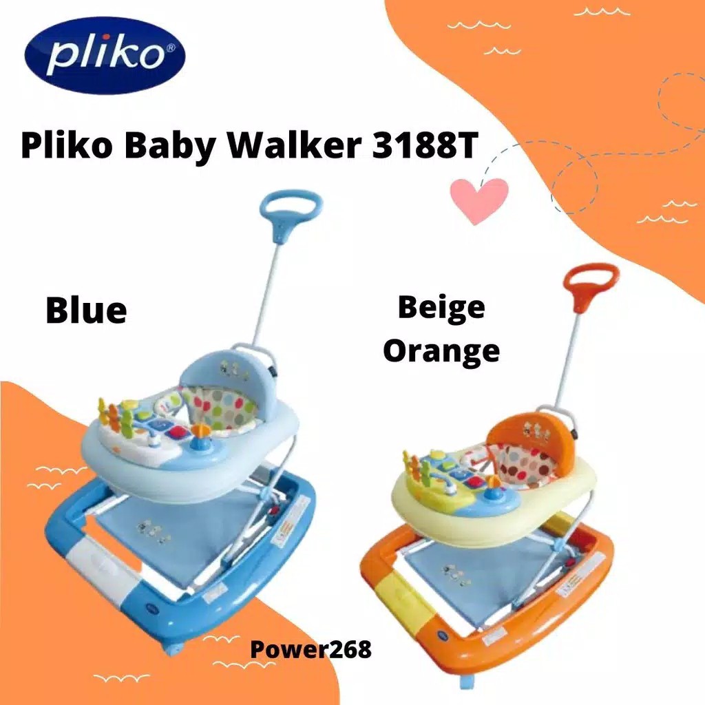 PLIKO BABY WALKER 3188T alat bantu jalan baby
