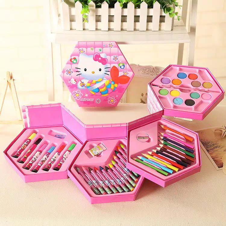 

CRAYON SET PENSIL WARNA 4IN1 ISI 46PCS