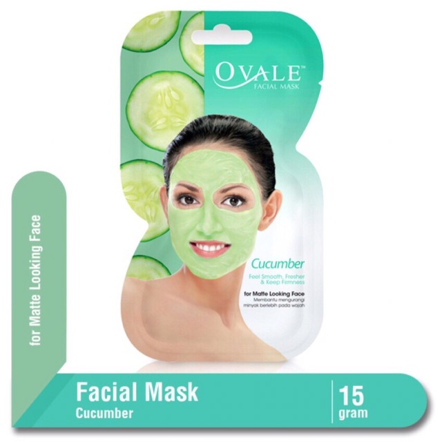 Ovale masker wajah sashet