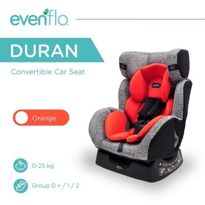 Cocolatte Carseat 858 Evenflo duran + Kursi Mobil Bayi