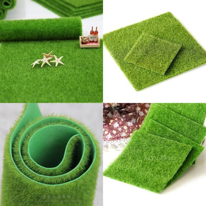 M963- Rumput Sintetis Palsu Taman Miniatur Diorama Diecast Artificial Grass