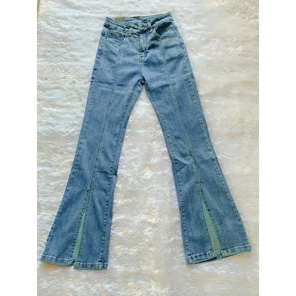 Jeans cutbray Import belah
