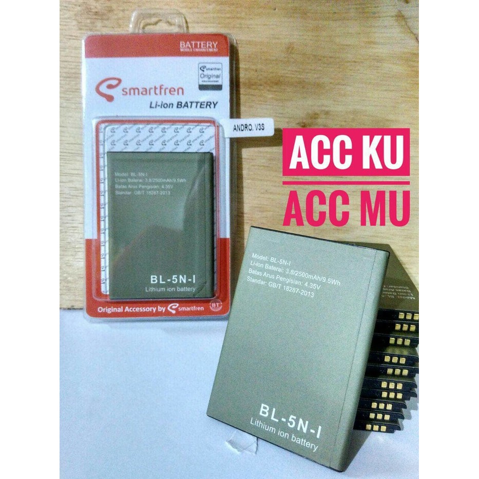 BL-5N-i BATRE BATTERY BATERAI SMARTFREEN ANDROMAX V3S / BL-5N-1 HIGH QUALITY