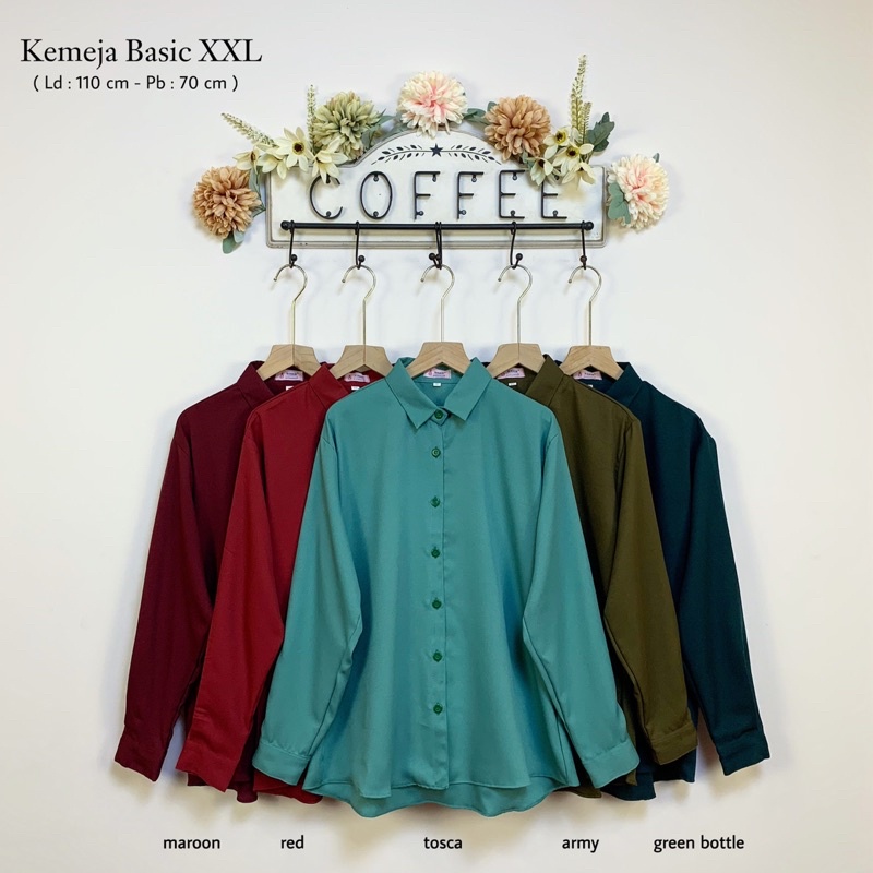 Kemeja basic / kemeja polos XXL-2