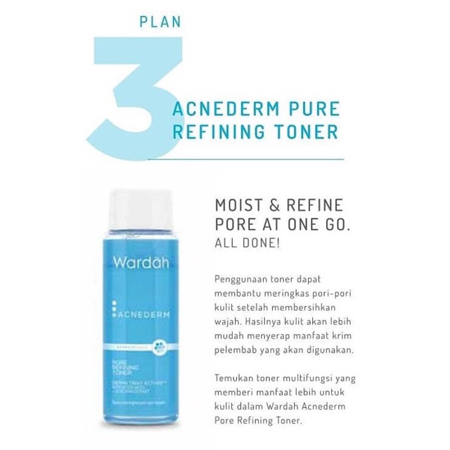 Wardah Acne Acnederm Pore Refining Toner 100ml