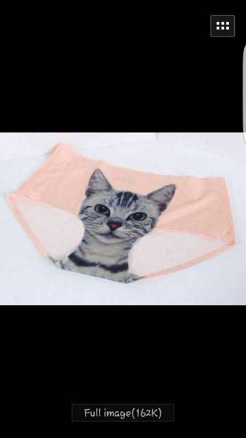 Celana dalam panties panty kitten kucing cat seamless tampa jahitan ok  good quality top