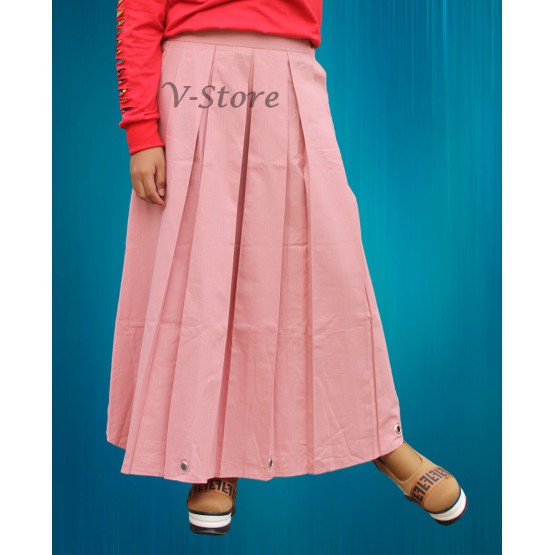 Rok Ring Panjang Rok Wanita Rok Kerja Modis Wanita Warna Peach Rok Wanita Model Numia Skirt