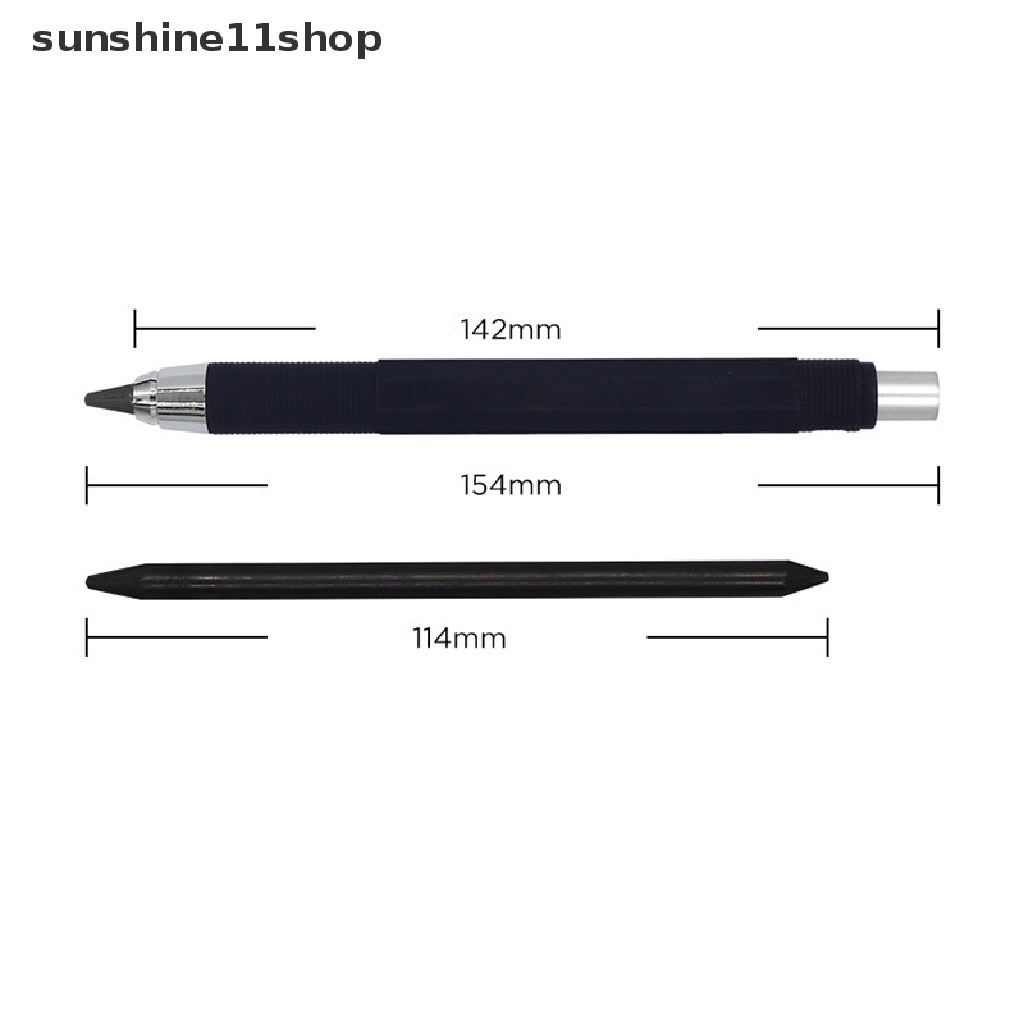 Sho 1 Set Pensil Mekanik Otomatis 4B 5.6mm Untuk Sketsa / Menggambar