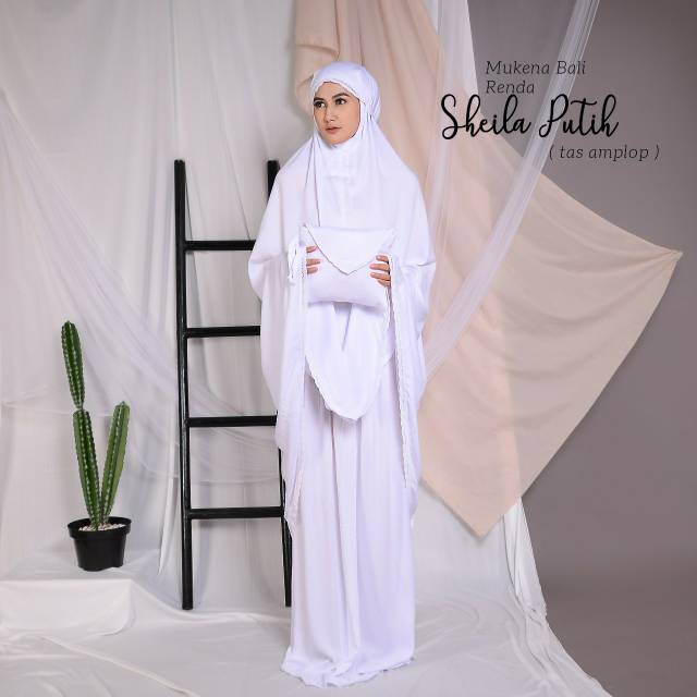 MUKENA COUPLE (IBU + ANAK) BALI RENDA SHEILA AMPLOP | GROSIR MUKENA KATUN RAYON SHARLA MURAH