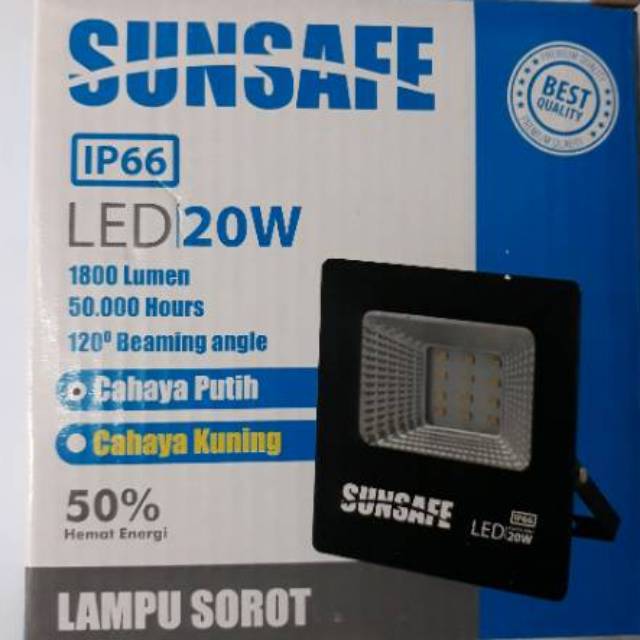 LED SOROT 20W Flood Light Lampu FLOODLIGHT tembak 20 w watt outdoor