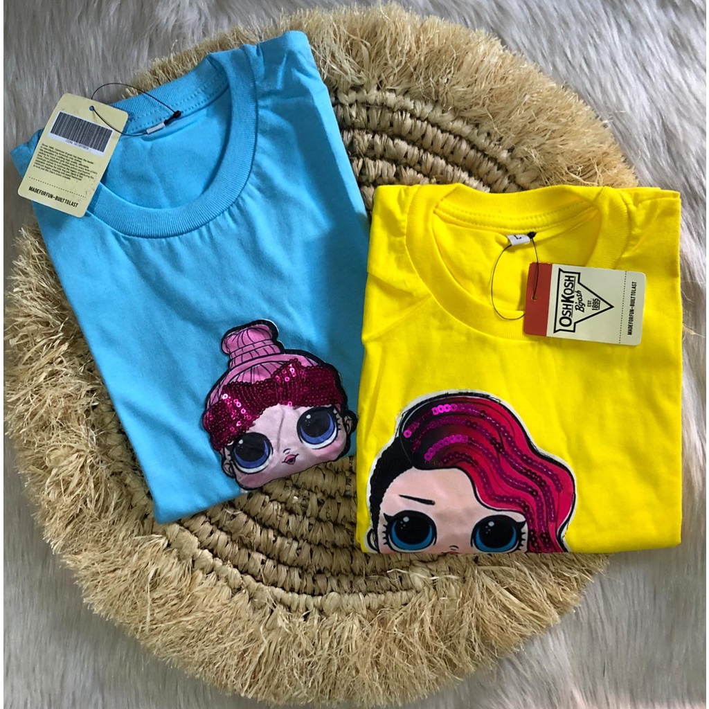 Baju Anak Perempuan  - Baju Kaos Anak Perempuan Karakter Lol - Kaos Anak Perempuan - Joyashuz