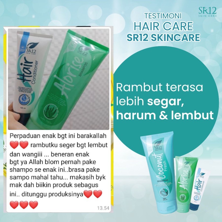 SHAMPOO ALORISE BY SR12 PERAWATAN RAMBUT BERCABANG RONTOK DAN KERING 200 ML