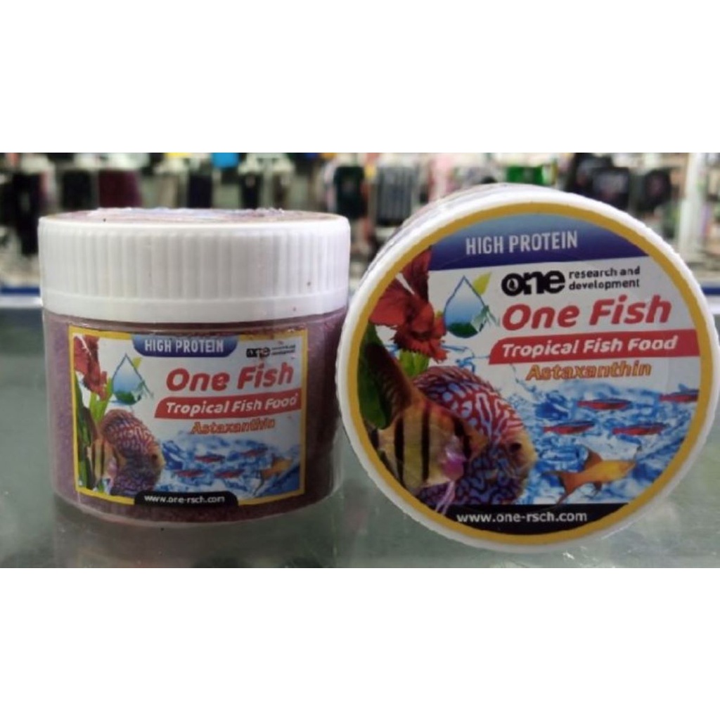 ONEFISH RED PAKAN IKAN TENGGELAM ASTAXANTHIN PELET IKAN KECIL MAKANAN IKAN