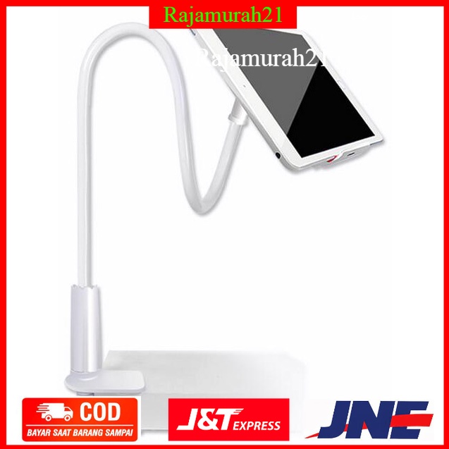 TaffSTUDIO Lazypod Arm Universal Tablet PC Holder dengan Klip 360 Derajat - OMTA19WH