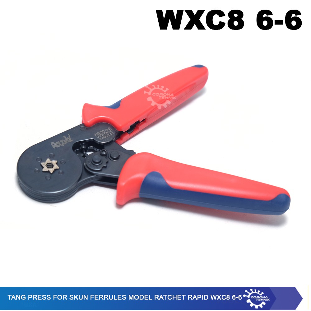 Rapid WXC8 6-6 - Tang Press For Skun Ferrules Model Ratchet