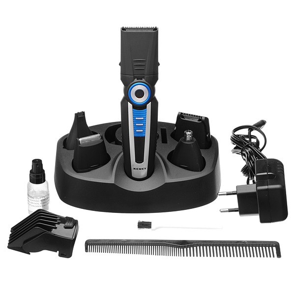 Kemei Multifunction Electric Hair Trimmer Razor - KM-008 6 In 1