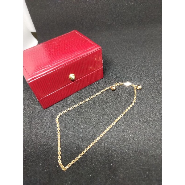 gelang rantai kaki emas asli 2gram an kadar 70%