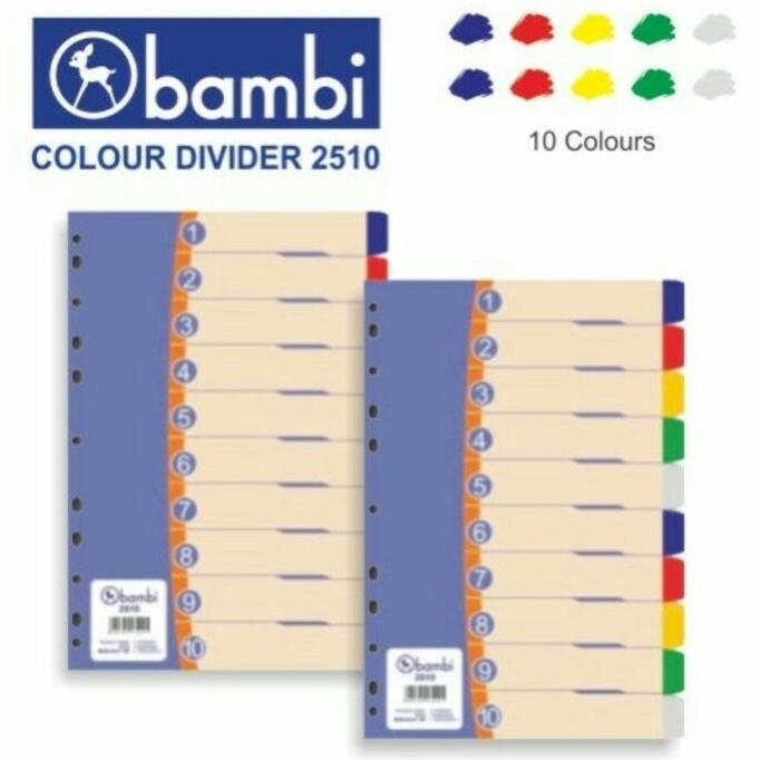 

COD Divider/pembatas 10 warna kuat BAMBI PROMOKode 1991