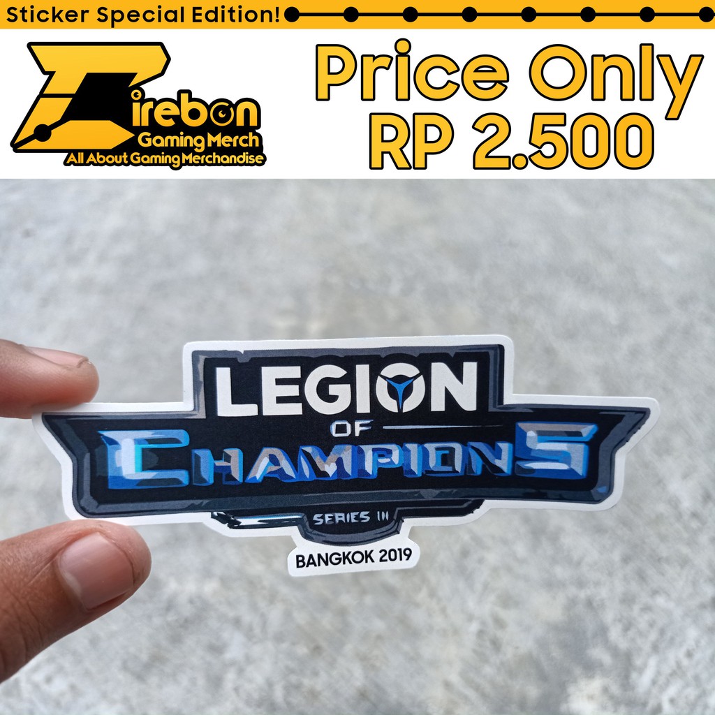 

Sticker Stiker Legion Lenovo Championship Series In Bangkok 2019