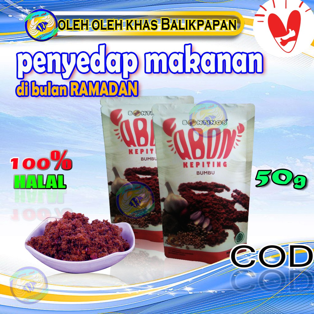 

abon kepiting premium bumbu makanan istimewa bontings