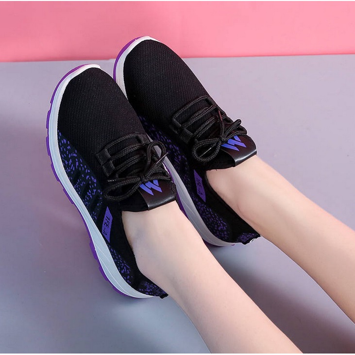 CIVETO SH70 Sepatu Wanita Black Running Import Sports Women Senakers Shoes-8