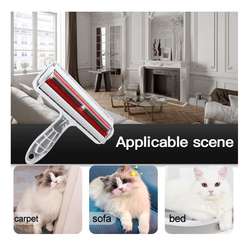 Pembersih Bulu Kucing Anjing Roller Bulu Pakaian Sikat Roller Pembersih Bulu Otomatis