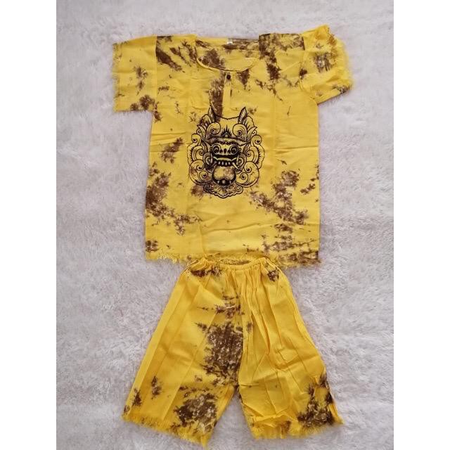 Baju Barong Bali Anak ukuran S-XL Warna Random