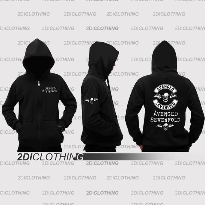 Hot Stuff Jaket Avenged Sevenfold / Jaket Hoodie Zipper Avenged Sevenfold