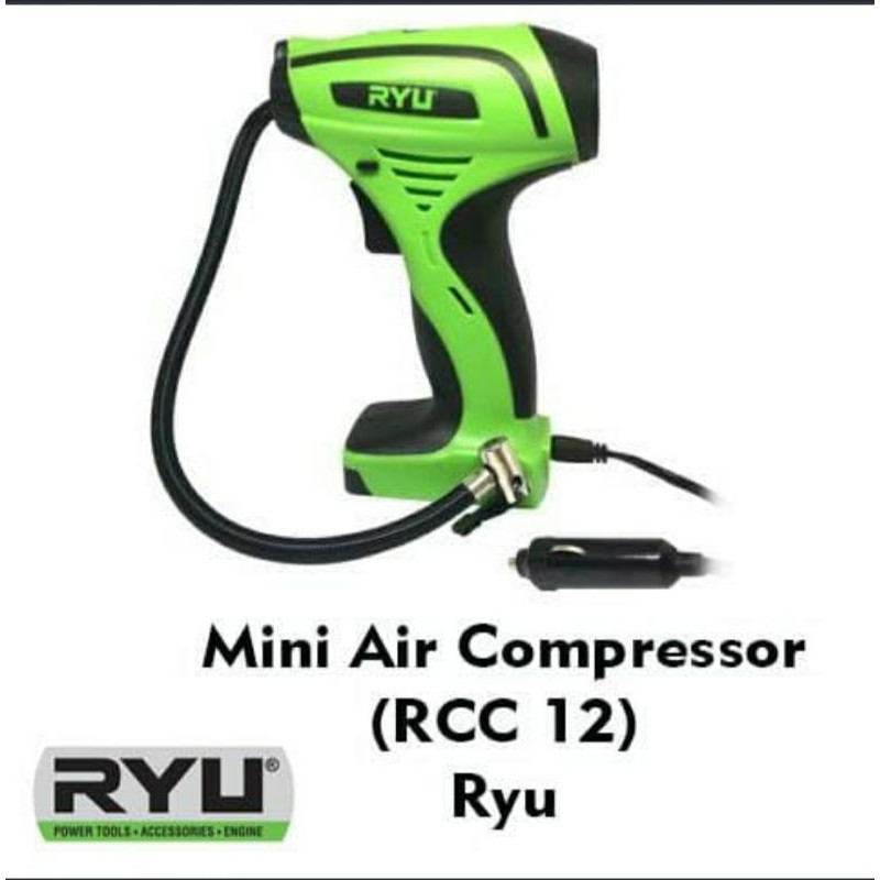 Kompresor Angin ban Mini Ryu RCC 12