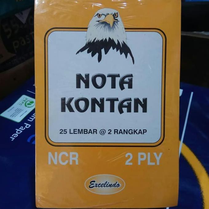 

Buku Bon Nota Kontan 2 ply / Rangkap 2 Kecil Excelindo (10 buku) TERJAMIN